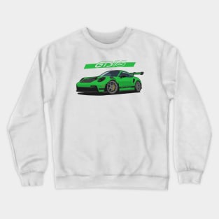 car 911 gt3 rs green Crewneck Sweatshirt